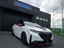 ノートオーラ　スピーカー取付＆ドアデッドニング施工