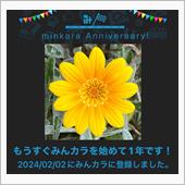 祝・みんカラ歴1年！