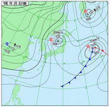 過去1（イチ）の春一番、のち、一番の寒波