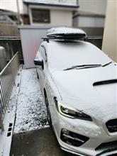 今朝は愛知も雪景色？
