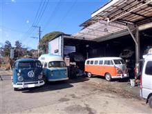 ワーゲンバス車検入庫