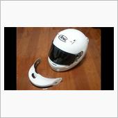 ヘルメットシールド追加
