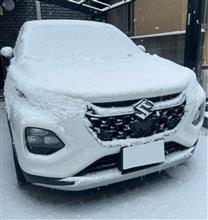 フロンクス　初の雪化粧❄️