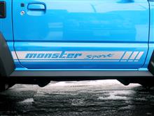 MONSTER SPORT ならぬ MONSTER sport 計画【4】サイドデカール(仮？)