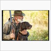 相棒の猟犬を射殺