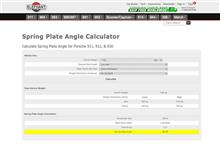 Spring Plate Angle Calculator 