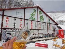 セレナでスキー、尾瀬岩鞍☆お祭り広場☆