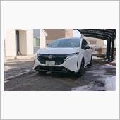 残雪の有る中、洗車😎👍