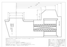 LS600 キャリパー流用 型紙作成(ドラフト)