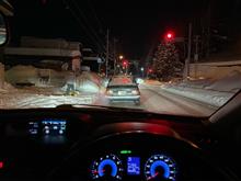 厳冬期、北国のゴルフカブリオ
