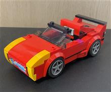 レゴお手軽カスタムw F40改(ごく一部変更)♪ レゴお手軽カスタムw F40改(ごく一部変更)♪