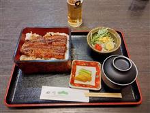 うなぎ松岡本店で夜ご飯
