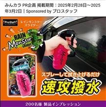 みんカラ：モニターキャンペーン【レインモンスタースライダー】