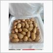 粘らない納豆と正常品の納豆を作りくらべ