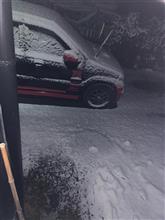 3月８日の夜→再び雪