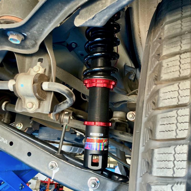 BLITZ DAMPER ZZ-R specDSC PLUS”を装着しましたが車高アゲです