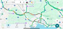 蒲郡付近大渋滞...