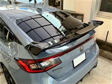 CIVIC Moduloテールゲートスポイラー 実効空力デバイス1stインプレ