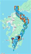 九州一周旅の初日(下関〜鹿児島)
