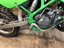 KX80-S1のブレーキペダルもアルミ製に交換しました。