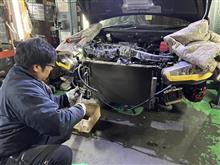 エボⅩ 純正タービン取外しました！