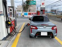 コペン洗車して給油❗️