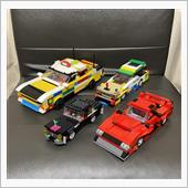 自作レゴの旧車ミュージアムw ...