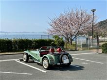 F1日本GP前に桜🌸を観に駅と岬へ