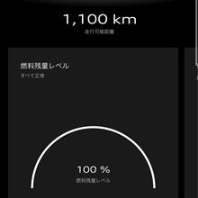 ガソリン⛽️満タンで走行可能距離1,100km