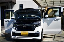 NBOXカスタムの洗車と夏タイヤ交換