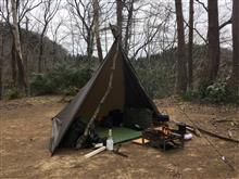 桜咲く…前だがデイキャンプ