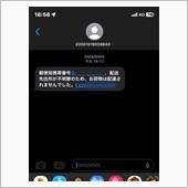 変なSMSが届いたよ