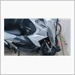 納車翌日に転倒しました。