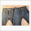 LEVI&#39;S &#39;47 501 &#39;55 501 購入3年後の経過観察