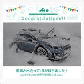 愛車と出会って1年！