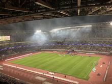 サッカー観戦
