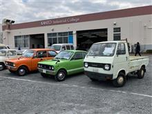 クラシックカーフェスティバル 2025in 関東工業自動車大学校 6埼 シングルナンバー L50 キャリイ ミニカ スキッパー GT ミニカ 70 2スト サブロク 360cc 埼玉県