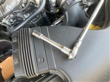 補機ベルト交換に向けた準備作業③：クランクボルトのサイズが分かった