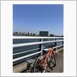 自転車に乗って実家まで