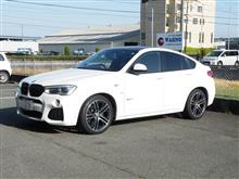 もう直ぐ300.000k　BMW x4 3.5ⅰ　ブレーキパッド＆オイル交換