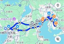 23万km(電池交換後約9万km)アイ・ミーブXで兵庫-愛知ドライブ。250429 23万km(電池交換後約9万km)アイ・ミーブXで兵庫-愛知ドライブ。250429
