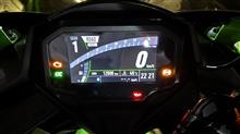 ZX4R エンジン警告灯