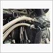 Z900RS ラジエーター　ブリーダーホースメッシュ化　3/3