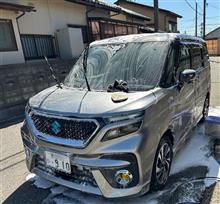 天候不順、膝故障、気管支炎を乗り越えての洗車だぜ！