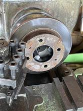 U61Tミニキャブ　フロントブレーキローター研磨