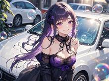 漆黒に染め上げたい～2台まとめて作業