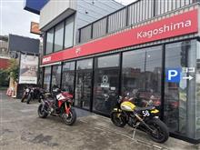 DUCATI鹿児島へ桜島爆発してるぞ