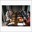 奈良公園で昼食会