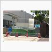 休館中の新屋島水族館で・・・