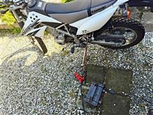 Kawasaki KLX125 バッテリーが上がった